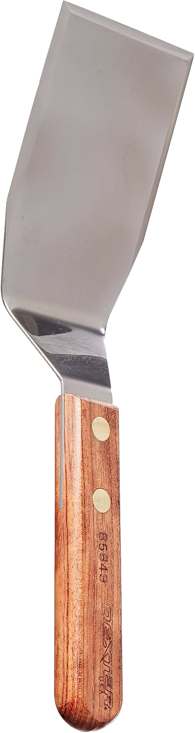 Handcrafted professional kitchen spatula with high-carbon stainless steel blade and durable wooden handle, made in USA, ideal for Kitchen & Food, Kitchen Gadgets, Cooking and Baking Helpers, and Best Sellers collections.