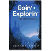 Illustrated children's book cover titled Goin' Explorin' featuring a whimsical nighttime forest scene with silhouettes of children exploring under a starry sky, handcrafted and made in USA, featured in Toys, Books & Games and Children's Books collections.