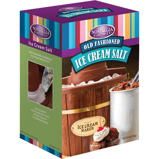 Box of old fashioned ice cream salt for making ice cream with ice cream makers, featured in Kitchen & Food, Specialty Equipment, Making Ice Cream, Best Sellers, and Promo Eligible collections