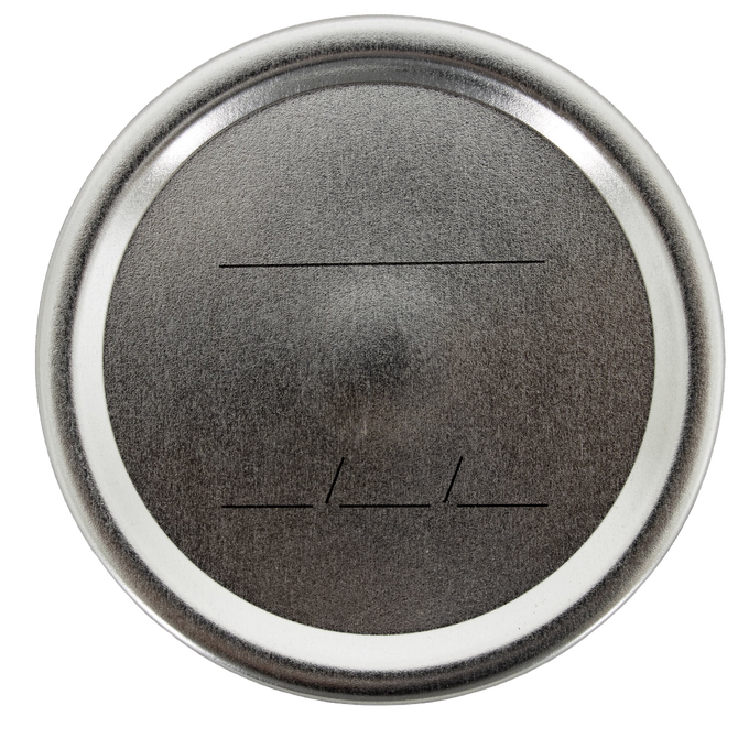 Silver wide-mouth canning lid featuring a BPA-free sealing compound ring for airtight food preservation, perfect for kitchen, food preservation, canning, and best seller collections.