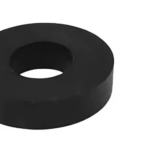 Handcrafted black rubber washer designed as a durable replacement part for gravity water filters, suitable for Appliances, Emergency Supplies, and Water Heating and Treatment collections.