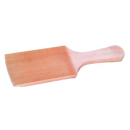 Handcrafted grooved wooden paddle designed to wick away buttermilk, crafted from tight-grained hardwood, ideal for Kitchen & Food, Specialty Equipment, Making Butter, Best Sellers, and Promo Eligible collections.