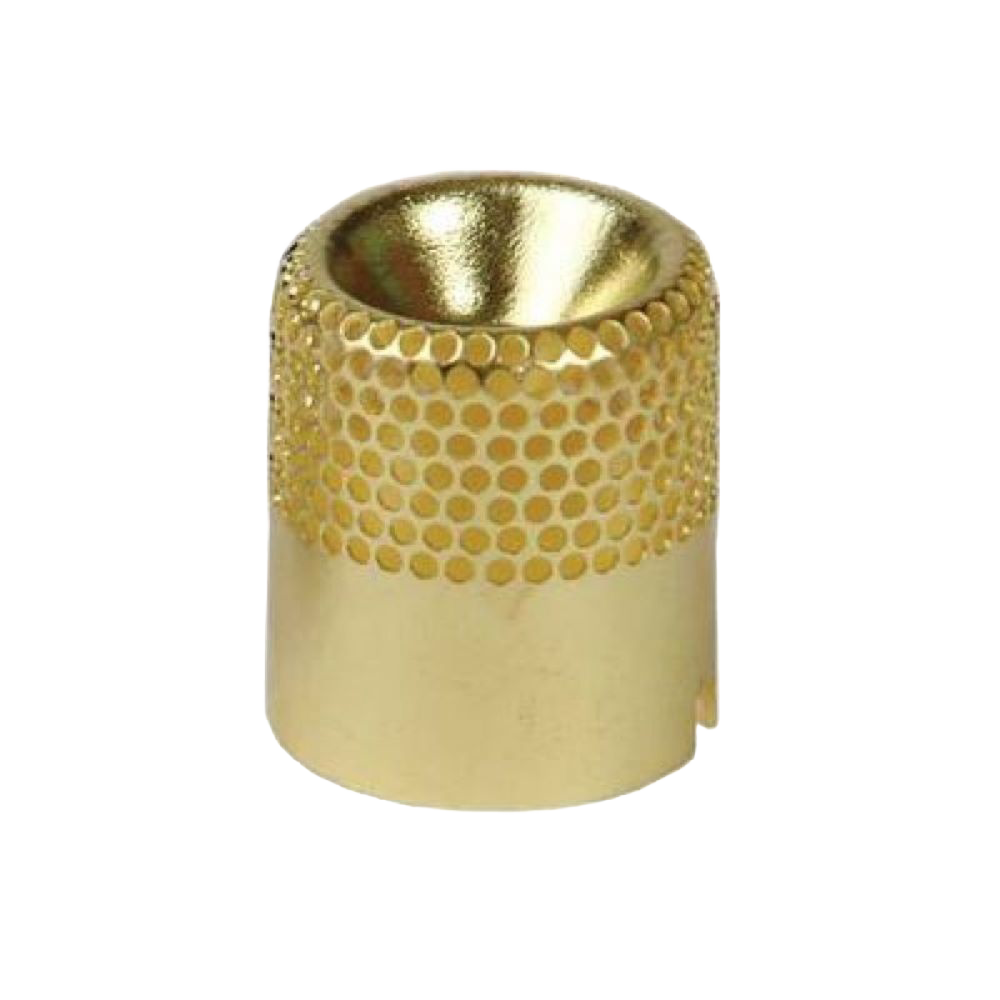 Brass flame spreader with textured grip designed for use with Aladdin lamps, ideal for Lamps & Lighting, Parts and Accessories, Lamp Burners and Collars, Best Sellers, and Promo Eligible collections.