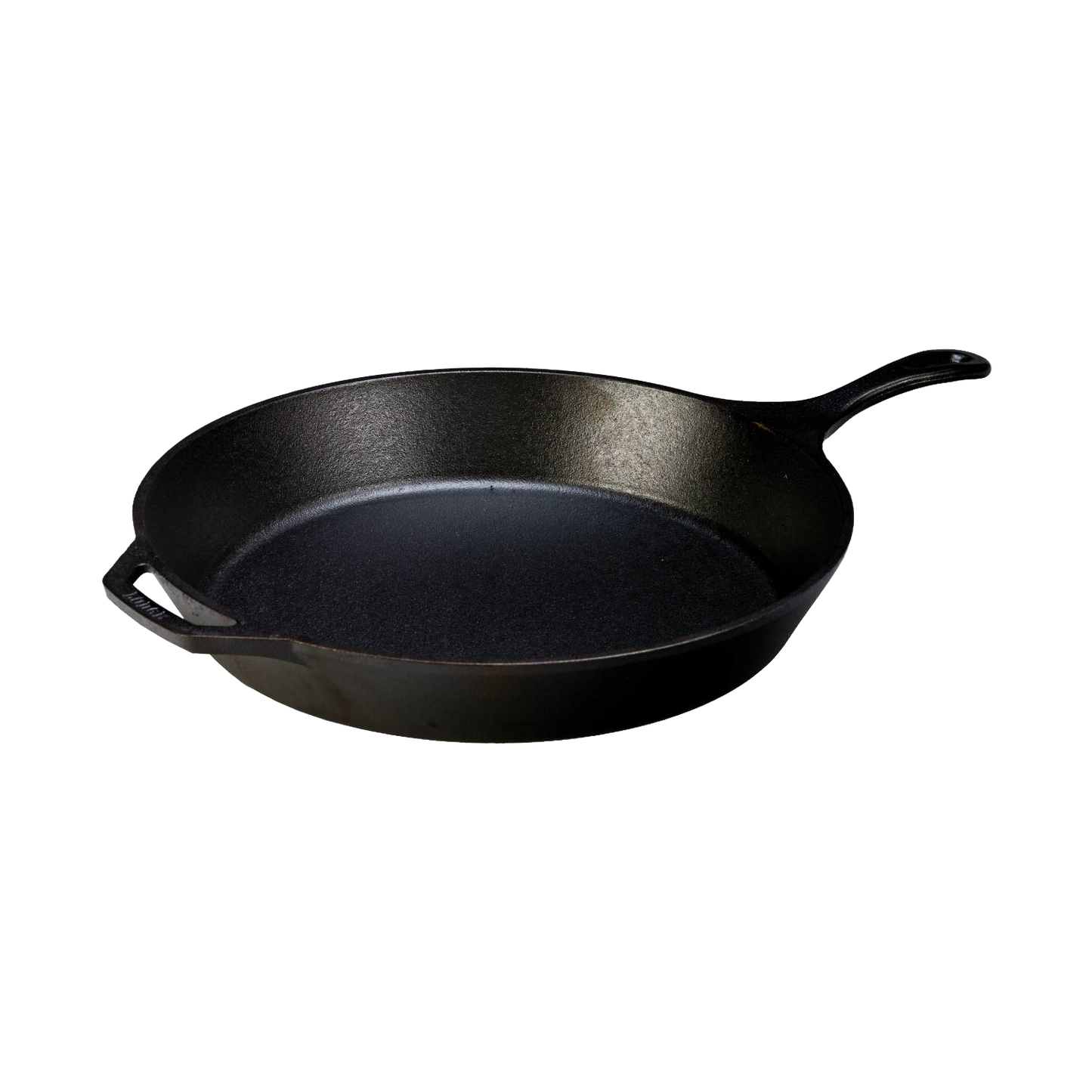Classic black cast iron skillet with a durable pre-seasoned surface, designed for exceptional heat retention and lasting performance in Kitchen & Food, Cookware, Cast Iron, Best Sellers, and Promo Eligible collections.