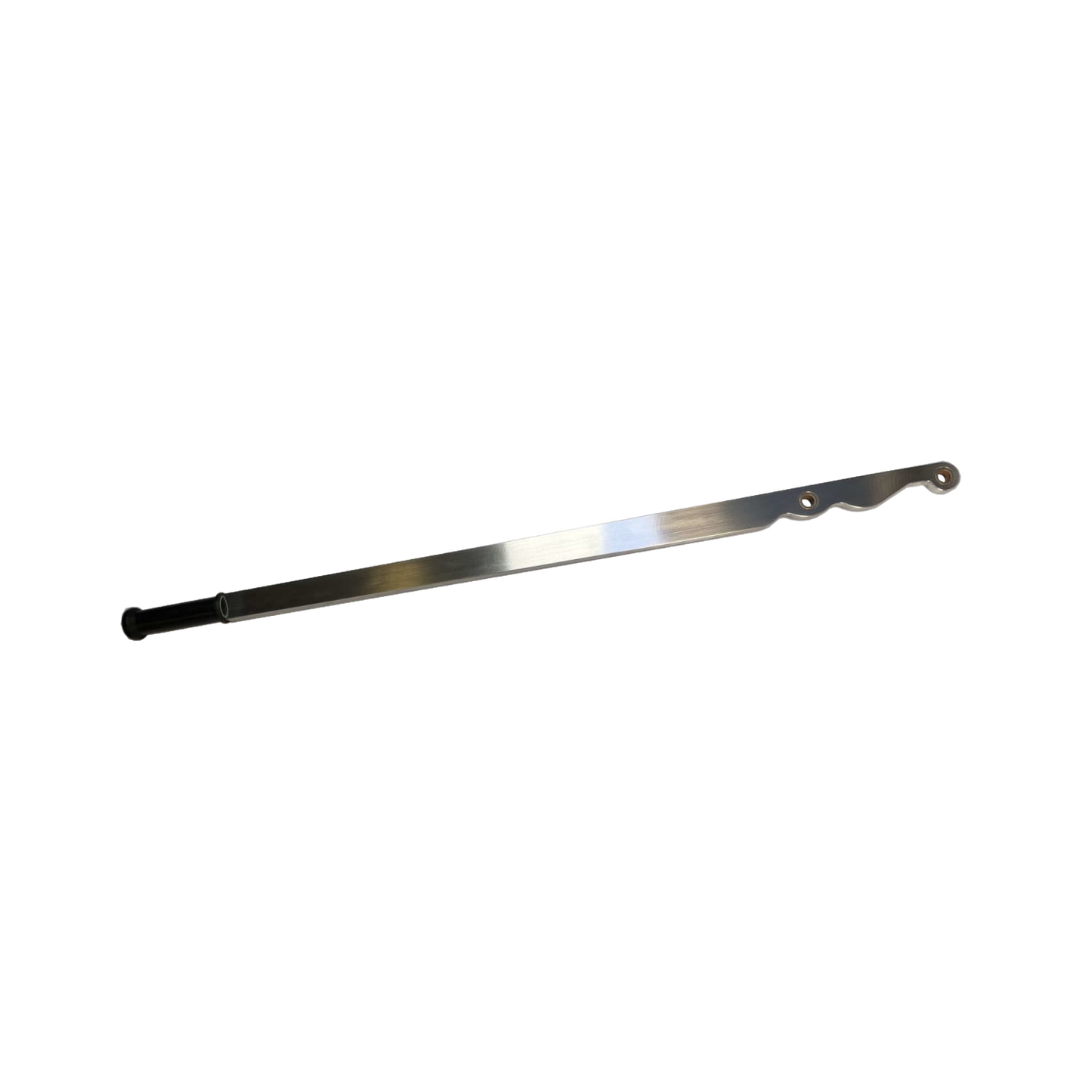 Long, slender metal lever with holes and notches along its length, designed for use in water pump systems, made in USA and included in Appliances and Water Pumps collections.