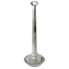 Compact stainless steel sauce ladle with a sleek handle featuring an oval grip hole, ideal for serving gravies, soups, and sauces in Kitchen & Food and Storage and Serving collections.