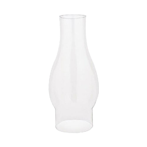 Clear replacement glass chimney with a 2-7/8 inch base designed for oil lamps, featured in Lamps & Lighting, Parts and Accessories, Chimneys and Globes, Best Sellers, and Promo Eligible collections.