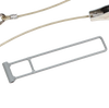 Handcrafted metal docking bracket designed to add spacers to clotheslines, made in USA, featured in Laundry Supplies, Clothesline Accessories, and Home & Decor collections.