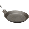 Cast iron skillet with a long metal handle designed for safe campfire cooking, ideal for beginners learning outdoor meal preparation, featured in Farm, Garden & Tool and Camping collections.
