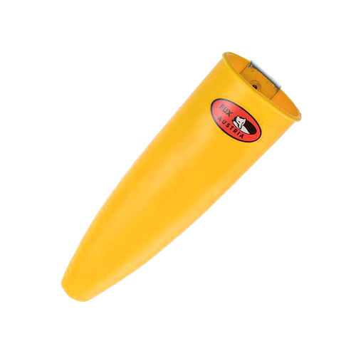 Durable yellow plastic whetstone holder with watertight design, ideal for keeping sharpening stones moist, featured in Farm, Garden & Tool and Lawncare collections.