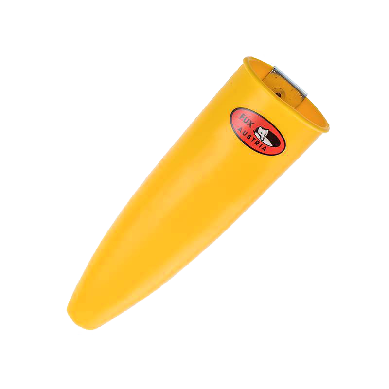 Durable yellow plastic whetstone holder with watertight design, ideal for keeping sharpening stones moist, featured in Farm, Garden & Tool and Lawncare collections.