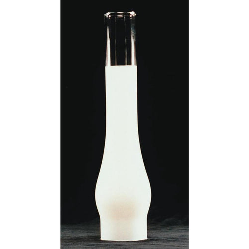 Tall clear glass lamp chimney with a 2-7/8 inch base and bulbous midsection, designed for Lamps & Lighting, Parts and Accessories, Chimneys and Globes, Best Sellers, and Promo Eligible collections.