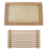 German-Made Bread Board with Crumb Tray – 16"x10"