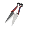 Lightweight topiary shears with razor-sharp stainless steel blades and ergonomic soft-feel handles, designed for precise trimming in Farm, Garden & Tool, Garden Accessories, and Lawncare collections.