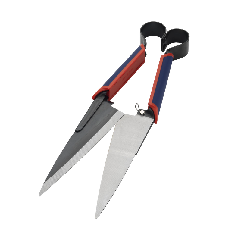 Lightweight topiary shears with razor-sharp stainless steel blades and ergonomic soft-feel handles, designed for precise trimming in Farm, Garden & Tool, Garden Accessories, and Lawncare collections.