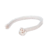 Handcrafted 3/4-inch round braided cotton wicking with tightly woven ends, suitable for lamps and lighting, parts and accessories, and wick replacement needs.