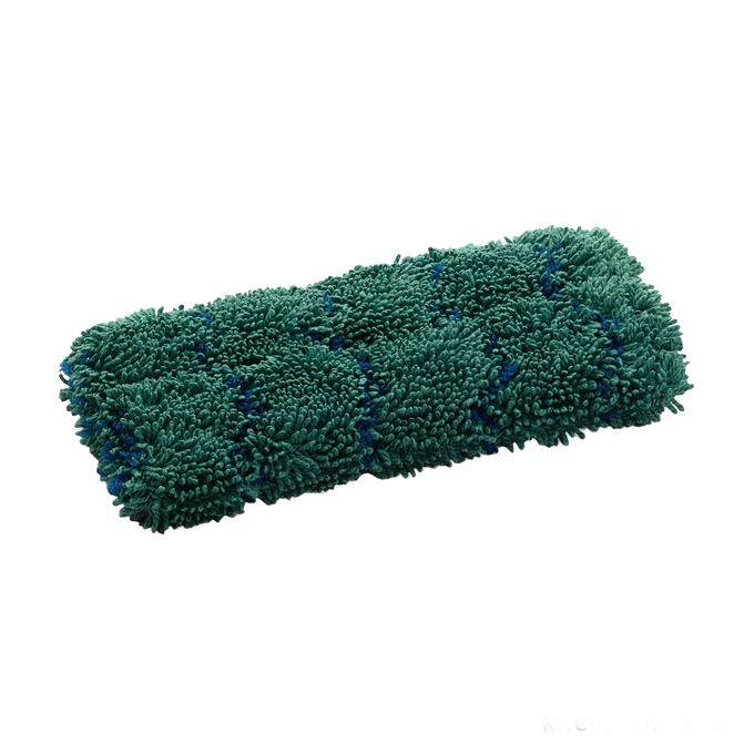 Dark green microfiber cleaning cloth with textured loops for effective chemical-free cleaning, ideal for Home & Decor, Household Cleaning, and Best Sellers collections.