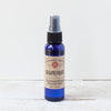 Blue glass spray bottle of all-natural grapefruit facial mist with a pump dispenser, featured in Health & Wellness, Grooming and Personal Hygiene, USA Made, Best Sellers, and Promo Eligible collections.