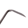 Close-up of a sturdy metal hand weeder blade with a bent design, crafted for precision weed removal in tight garden spaces, featured in Farm, Garden & Tool and Digging and Cultivating collections.