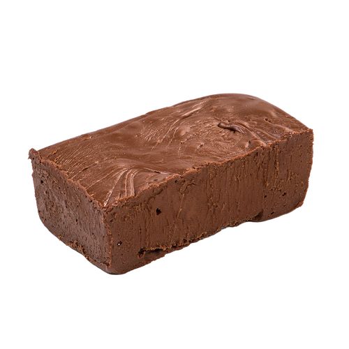Single handcrafted rich chocolate fudge piece with a smooth, creamy texture, featured in Kitchen & Food, Food, Snacks and Sweets, USA Made, Best Sellers, and Promo Eligible collections.