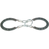 Two handcrafted mild steel horseshoes linked by metal rings to form a challenging mind puzzle, part of the USA made Toys, Books & Games and Puzzles collections.