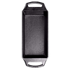 Top view of a handcrafted cast iron loaf pan with dual handles, designed for even heat distribution and consistent baking, featured in Kitchen & Food, Cast Iron, and USA Made collections.