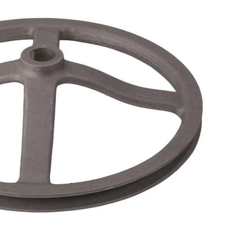 Handcrafted cast metal pulley wheel designed for Kitchen & Food, Specialty Equipment, Butchering Supplies, USA Made, Best Sellers, and Promo Eligible collections.
