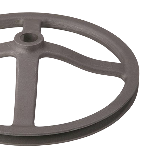 Handcrafted cast metal pulley wheel designed for Kitchen & Food, Specialty Equipment, Butchering Supplies, USA Made, Best Sellers, and Promo Eligible collections.