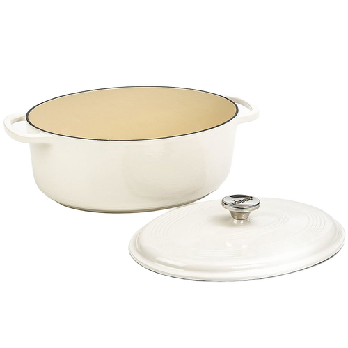 Lodge Enameled Cast Iron 7 Qt Oval Dutch Oven