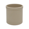 Beige 2-quart stoneware crock with wide mouth and smooth finish, handcrafted for Kitchen & Food and Food Preservation collections including fermenting and pickling.