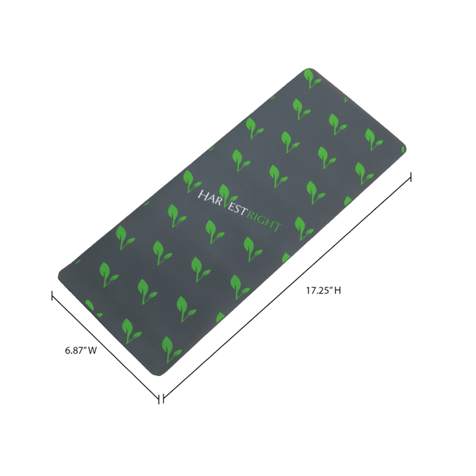 Reusable heat-resistant silicone drying mat with green leaf pattern, designed for easy cleanup in the freeze drying process, featured in Kitchen & Food, Food Preservation, Drying, and Best Sellers collections.