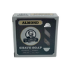 Small almond-scented shaving soap made in USA with avocado oil and vitamin E, packaged for grooming and personal hygiene in Health & Wellness and Best Sellers collections.