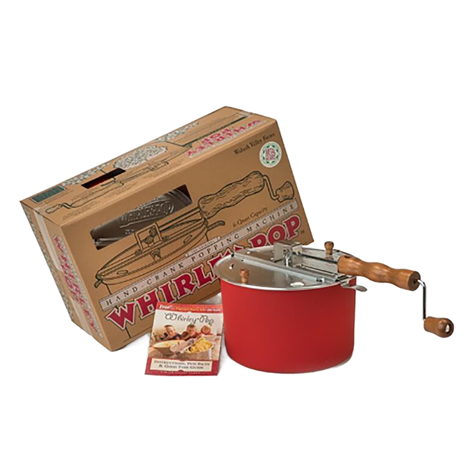 Whirley-Pop 6 Qt Popcorn Popper with Metal Gears - Red