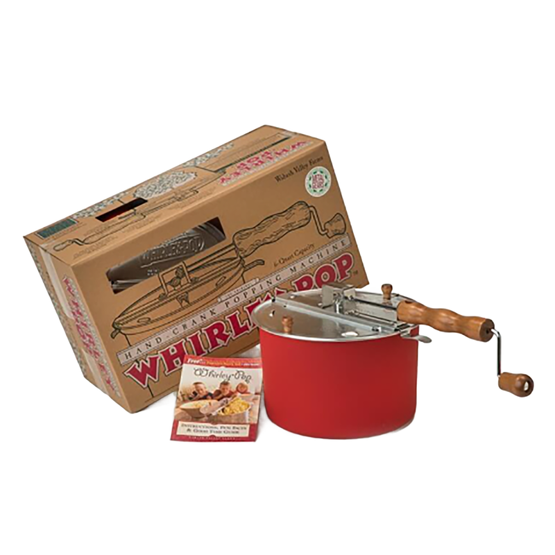 Whirley-Pop 6 Qt Popcorn Popper with Metal Gears - Red