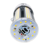 Close-up view of a dimmable 30-watt LED corn light bulb featuring multiple yellow LED chips on a clear cylindrical housing, ideal for Lamps & Lighting, Battery, Solar, LED, and Best Sellers collections.