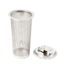 Stainless steel fine mesh coffee and tea infuser with wide mouth lid, designed for easy brewing in mason jars, part of Kitchen & Food and Brewing Coffee and Tea collections.