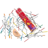 Handcrafted balance game featuring metal wire pieces with colorful wooden ends and a wooden base, perfect for Toys, Children's Toys, Games and Puzzles, and Best Sellers collections.