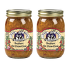 Two jars of handcrafted Southern Hot Chow-Chow relish made in USA Amish Country, featured in Kitchen & Food, Food, Pantry, USA Made, Best Sellers, and Promo Eligible collections.