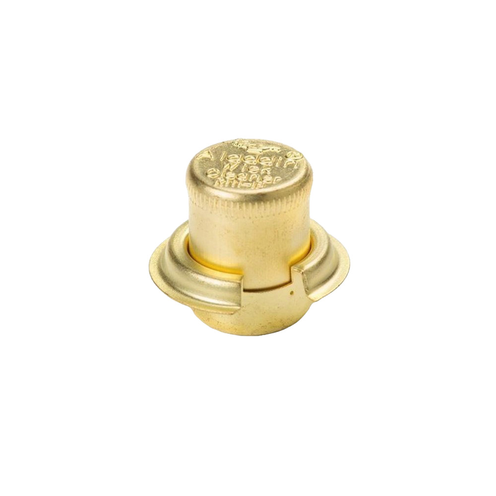 Brass wick cleaner for Aladdin lamps and burners, designed for effective wick maintenance, part of lamps and lighting, parts and accessories, and wicks and mantles collections.