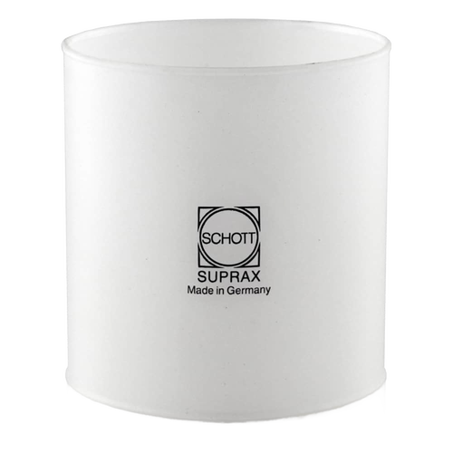 High-temperature resistant borosilicate glass globe from Schott for pressure lamps, designed for durability and heat tolerance, featured in Lamps & Lighting and Parts and Accessories collections.