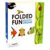 Origami kit with 80 colorful sheets, instruction book, and googly eyes, featuring playful paper figures like birds and turtles, ideal for children's arts and crafts in Toys, Books & Games collections.