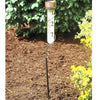 Anodized aluminum spiral rain gauge with bronze patina finish, featuring large magnified numbers on the glass vial, ideal for outdoor use in Farm, Garden & Tool and Garden Accessories collections.