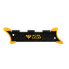 Compact Work Sharp pocket knife sharpener with black body and bright yellow corner grips, designed for fast, portable blade sharpening in Farm, Garden & Tool and Knives & Axes collections.