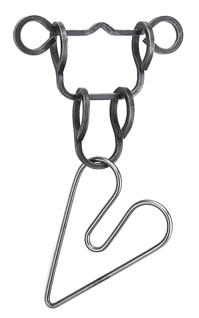 Handcrafted metal tavern-style brain teaser puzzle featuring interconnected loops and rings, made in USA, ideal for Toys, Books & Games, Games and Puzzles, Puzzles, and Best Sellers collections.