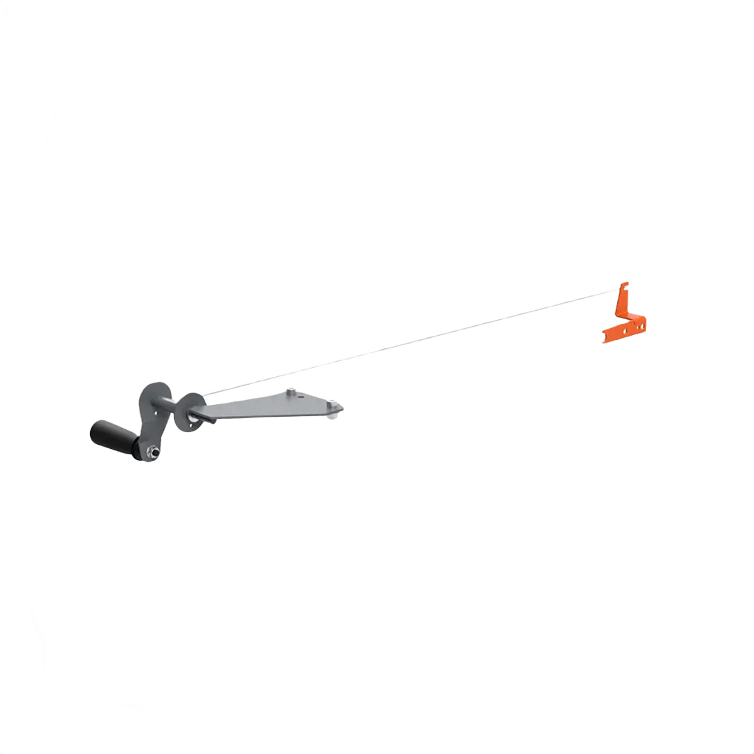 Sturdy crank feed accessory with vibration-damping handle, designed for smooth saw carriage operation in wood cutting, featured in Farm, Garden & Tool and Best Sellers collections.