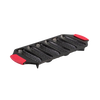 Seasoned cast iron cornstick pan with dual silicone handles and angled feet for stability, designed for Kitchen & Food, Cast Iron, USA Made, Best Sellers, and Cookware collections.