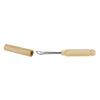 Handcrafted reusable ear cleaning tool with a smooth wooden handle and stainless steel loop, designed for gentle wax removal in Health & Wellness, Grooming and Personal Hygiene, Best Sellers, and Promo Eligible collections.