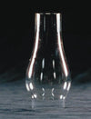 Clear glass oil lamp chimney with a 1 5/8 inch base and curved bulge, part of Lamps & Lighting, Parts and Accessories, Chimneys and Globes, Best Sellers, and Promo Eligible collections.