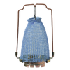 Blue fabric lamp mantle with metal frame and wire supports, designed for enhanced bright and clean lighting, featured in Lamps & Lighting, Parts and Accessories, Wicks and Mantles, Lamp Burners and Collars, Best Sellers, and Promo Eligible collections.