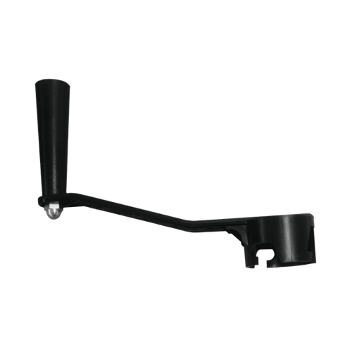 Black hand crank attachment with ergonomic handle designed to fit Bosch Universal Plus Mixer dough hook, ideal for Kitchen & Food, Baking Supplies, and Cooking Helpers collections.